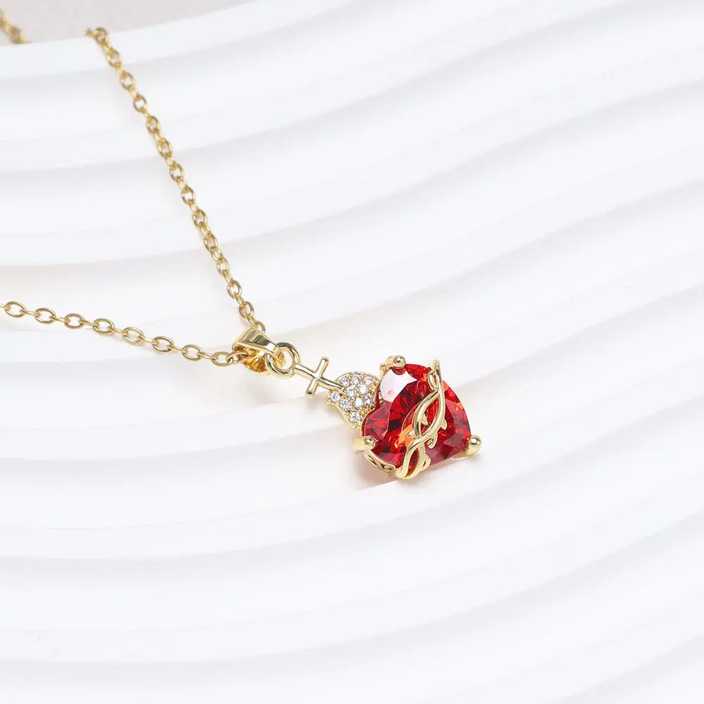 Geno Heart Pendant Necklace