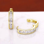 Milio Channel Hoop Earrings
